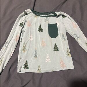 KyteBABY Long Sleeve Tree Print Shirt